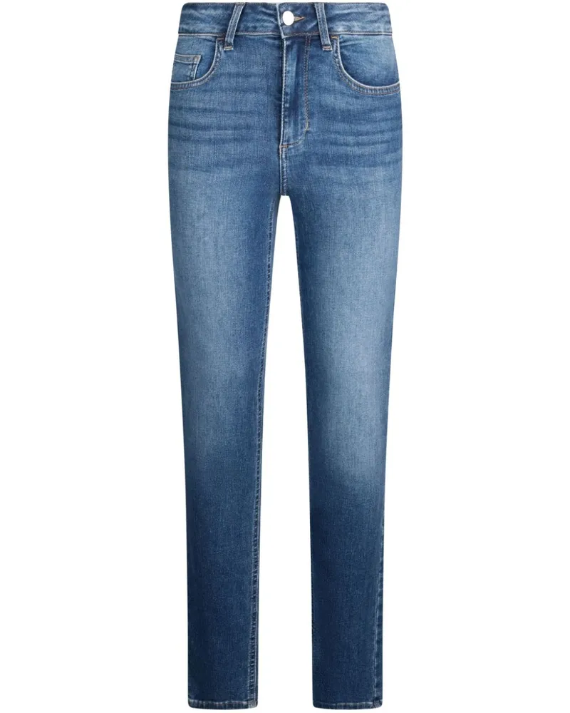 Liu Jo Skinny-Jeans mit Strass - Blau Blau