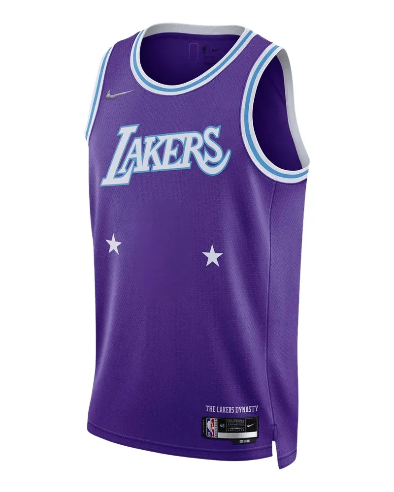 Nike NBA LA Lakers 2021-22 75Th City Swingman tank top - Violett Violett