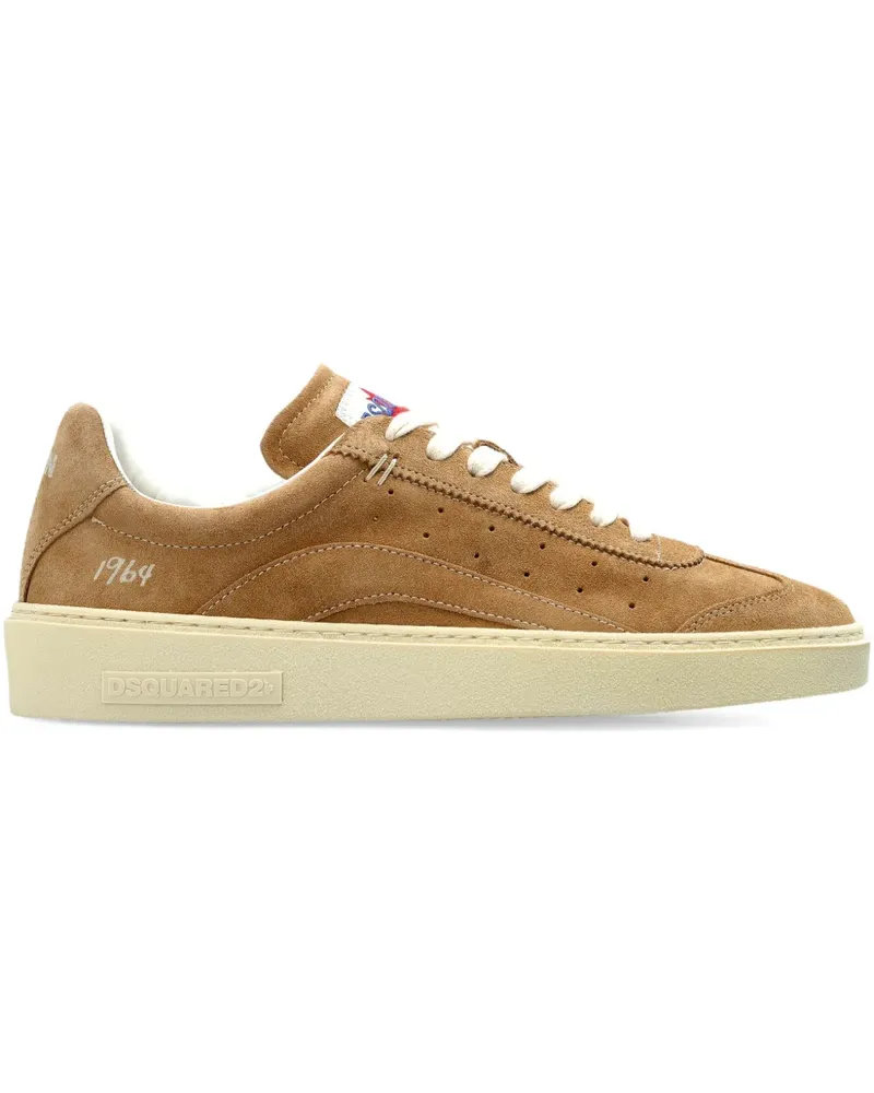 Dsquared2 Perforierte Sneakers aus Wildleder - Braun Braun