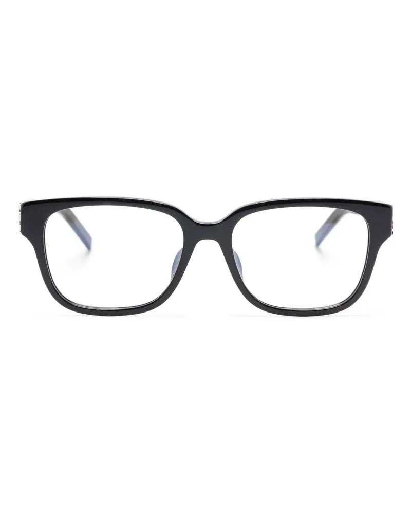 Saint Laurent Brille mit eckigem Gestell - Schwarz Schwarz