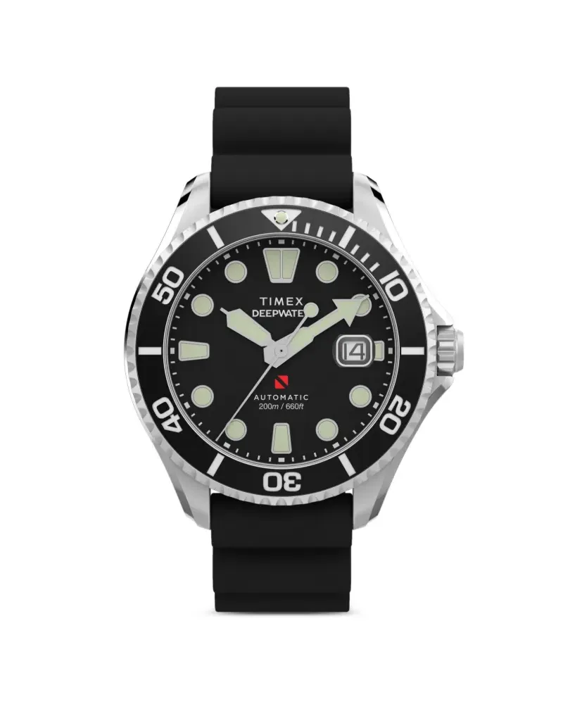 Timex Deepwater Meridian 44mm - Schwarz Schwarz