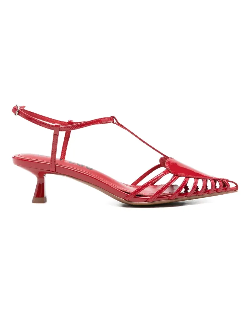 Bibi Lou May heart-motif sandals - Rot Rot