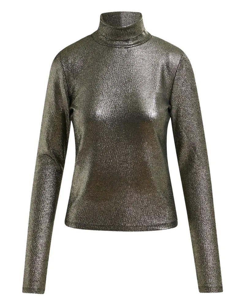 Essentiel T-Shirt mit Rollkragen - Grau Grau