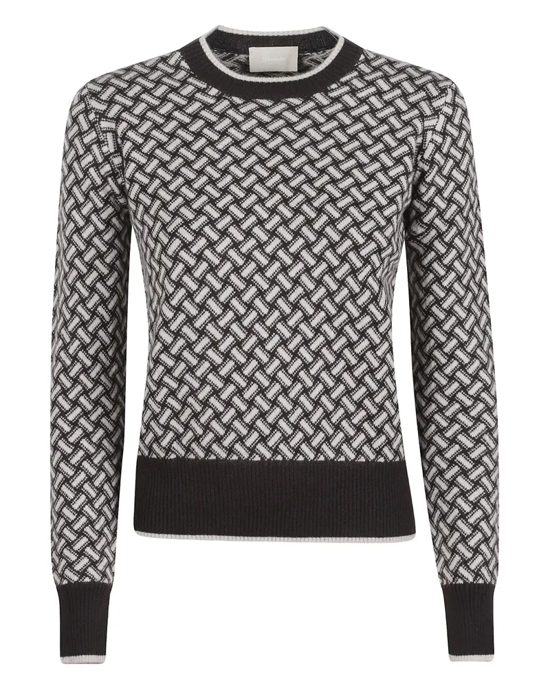 Drumohr  Pullover mit Rundhalsausschnitt - Grau Grau