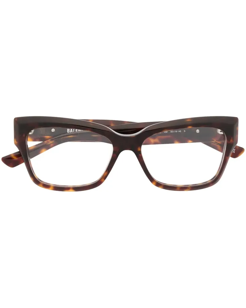 Balenciaga Brille in Schildpattoptik - Braun Braun
