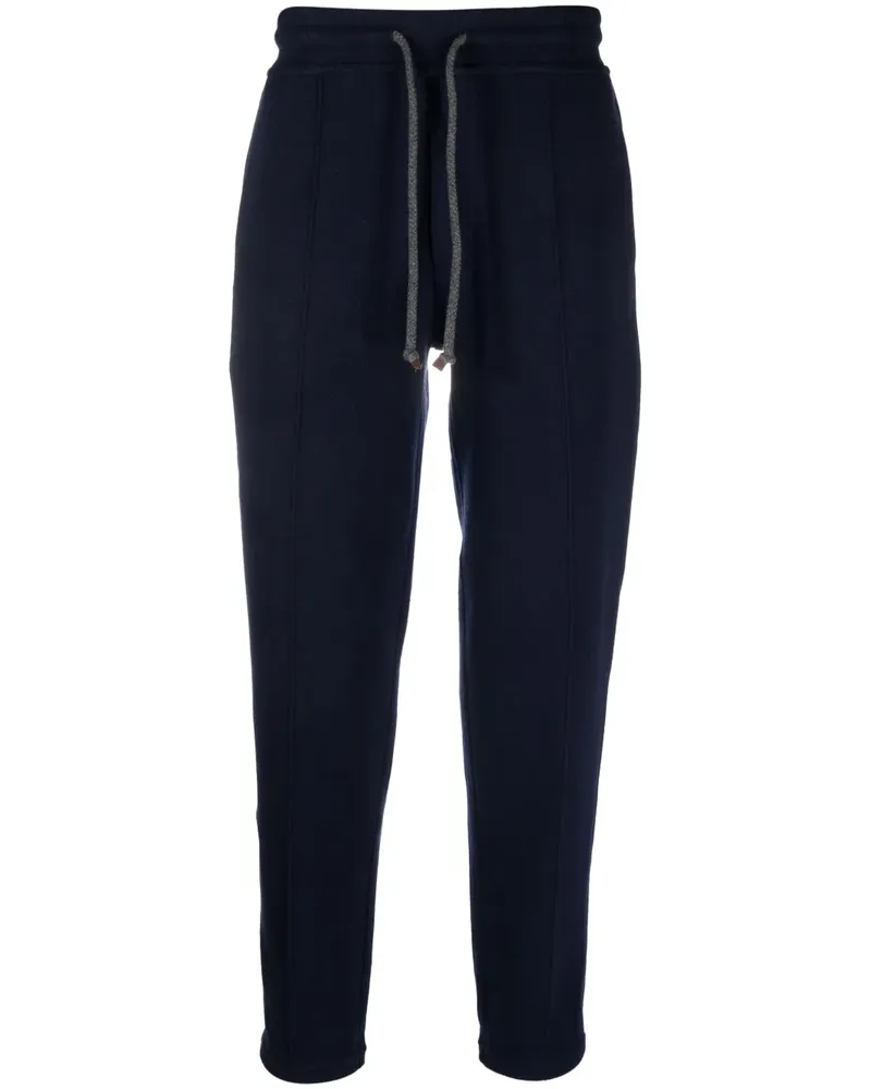 Brunello Cucinelli Jogginghose mit Monili-Kordelzug - Blau Blau