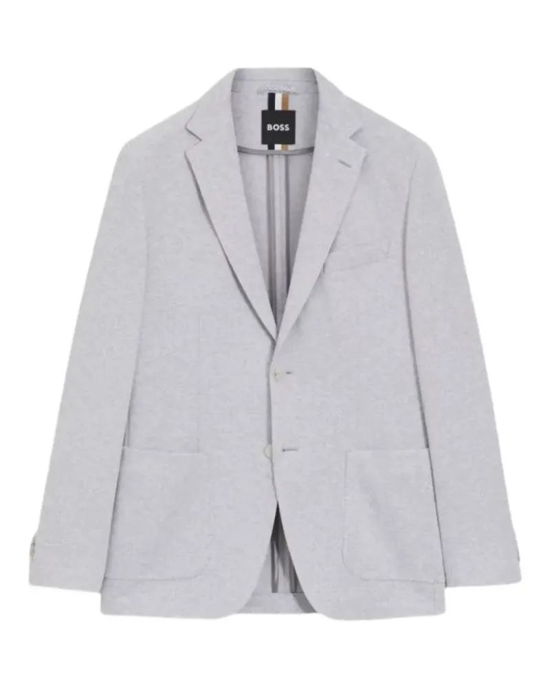 HUGO BOSS Sakko mit fallendem Revers - Grau Grau