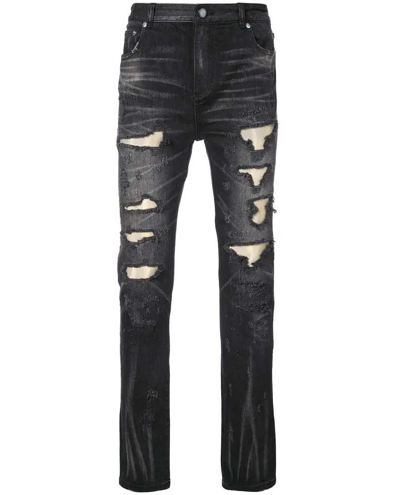 God's Masterful Children Jeans mit Distressed-Optik - Schwarz Schwarz