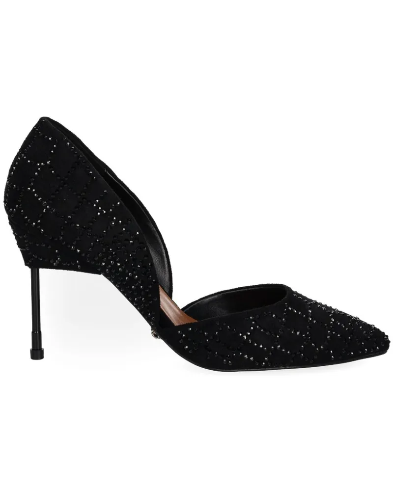 Kurt Geiger Crystal Court Pumps 90mm - Schwarz Schwarz