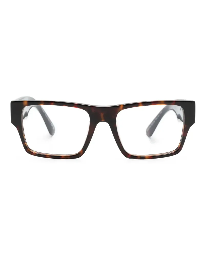 Prada Brille mit eckigem Gestell - Braun Braun