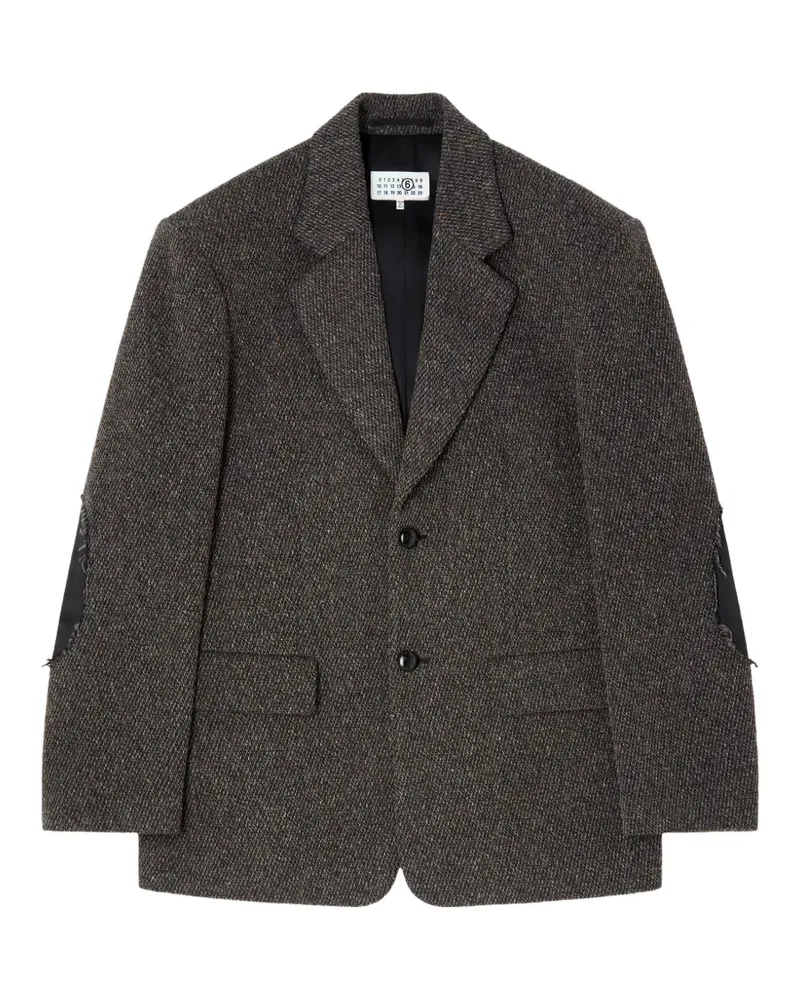 Maison Margiela Wool tweed suit jacket - Braun Braun
