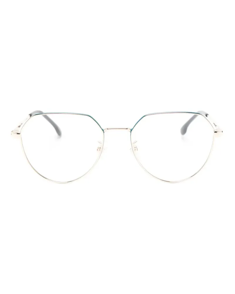 Carrera Brille mit geometrischem Gestell - Gold Gold