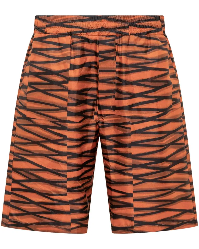 Pierre-Louis Mascia Shorts mit abstraktem Print - Orange Orange