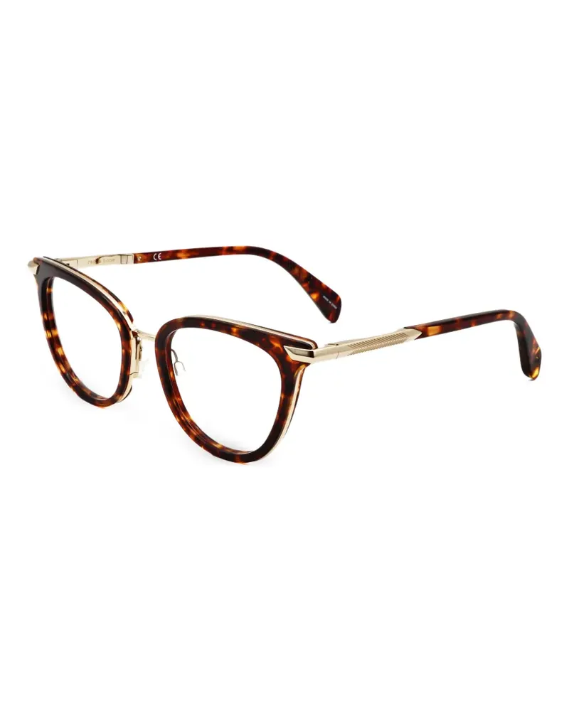 Rag & Bone Cat-Eye-Brille in Schildpattoptik - Braun Braun