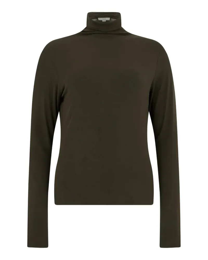 Vince long-sleeve turtleneck top - Grün Grün