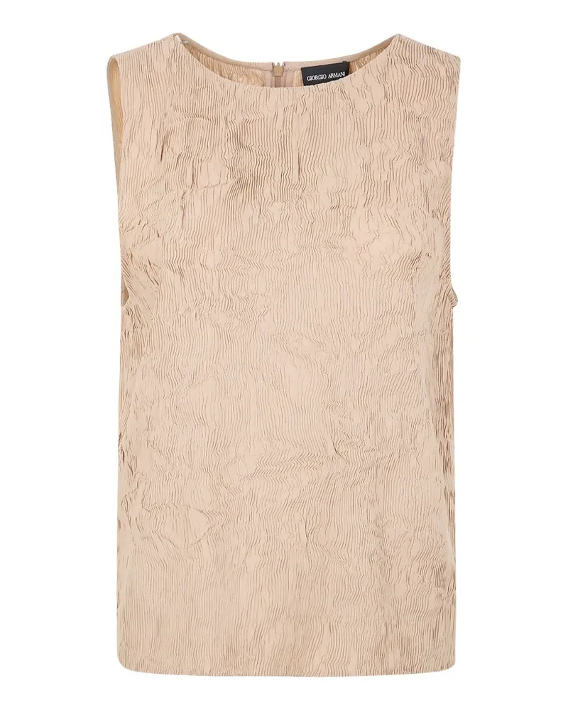 Giorgio Armani Ärmeloses Oberteil - Nude Nude