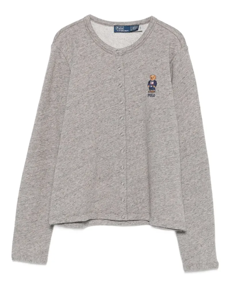 Ralph Lauren long-sleeve embroidered cardigan - Grau Grau