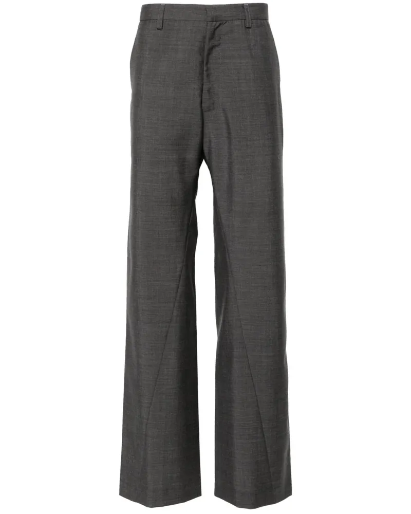 Bianca Saunders Benz Hose mit geradem Bein - Grau Grau