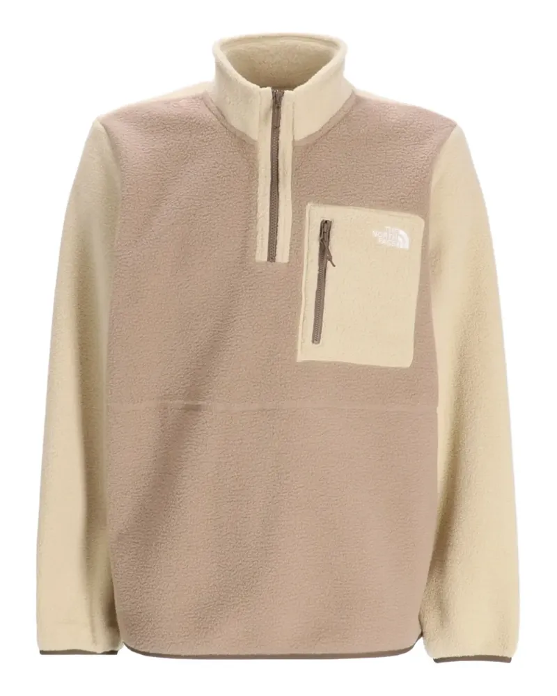 The North Face Yumiori Fleecepullover mit kurzem Reißverschluss - Nude Nude
