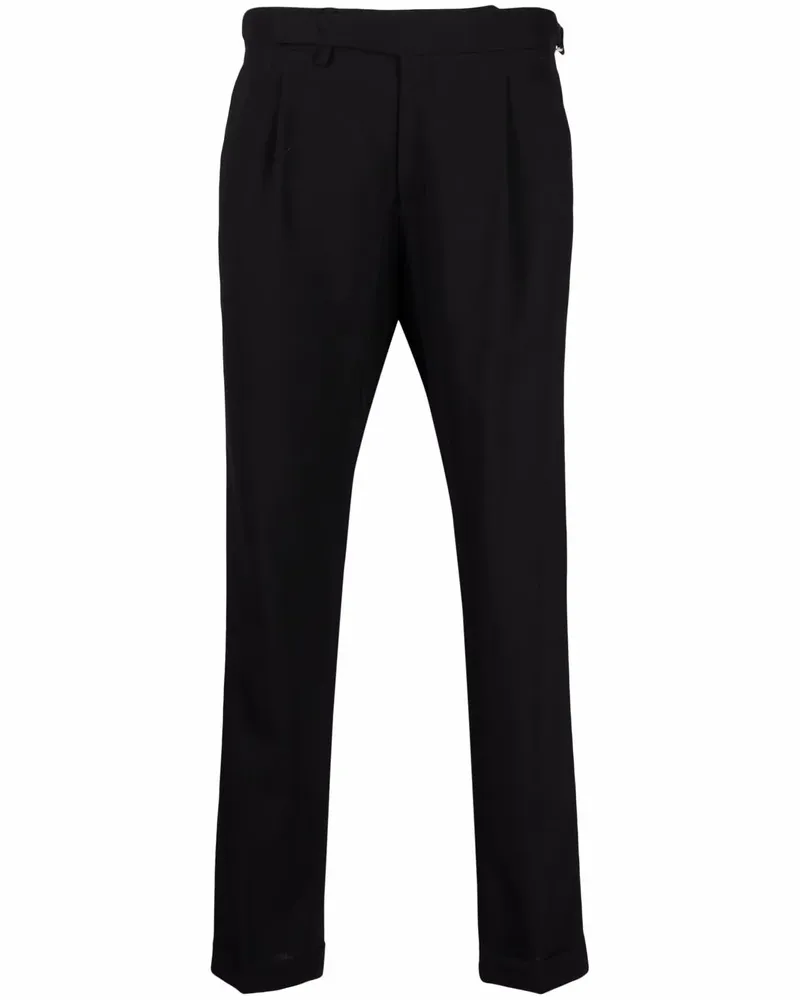 Briglia 1949 Gerade Hose mit hohem Bund - Schwarz Schwarz
