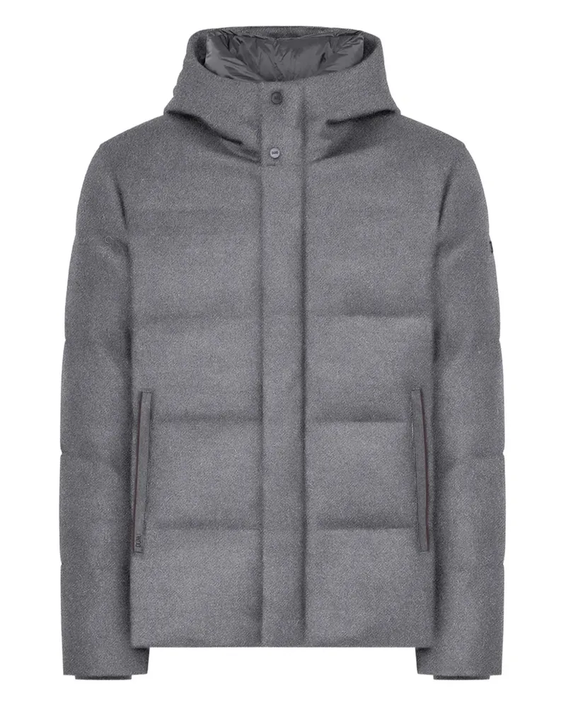DUNO Winsor hooded puffer jacket - Grau Grau