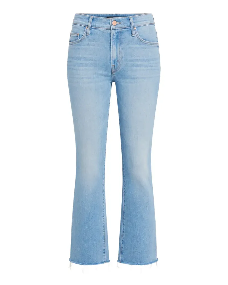 Mother The Outsider frayed-hem jeans - Blau Blau