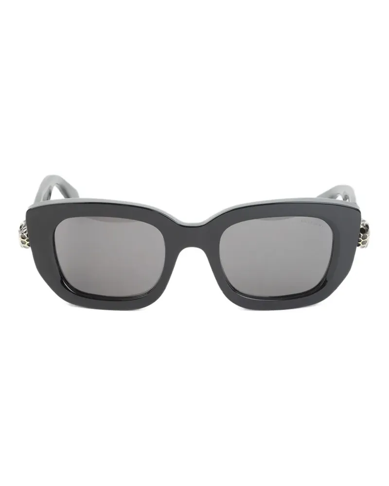 Bulgari Serpenti square-frame sunglasses - Schwarz Schwarz