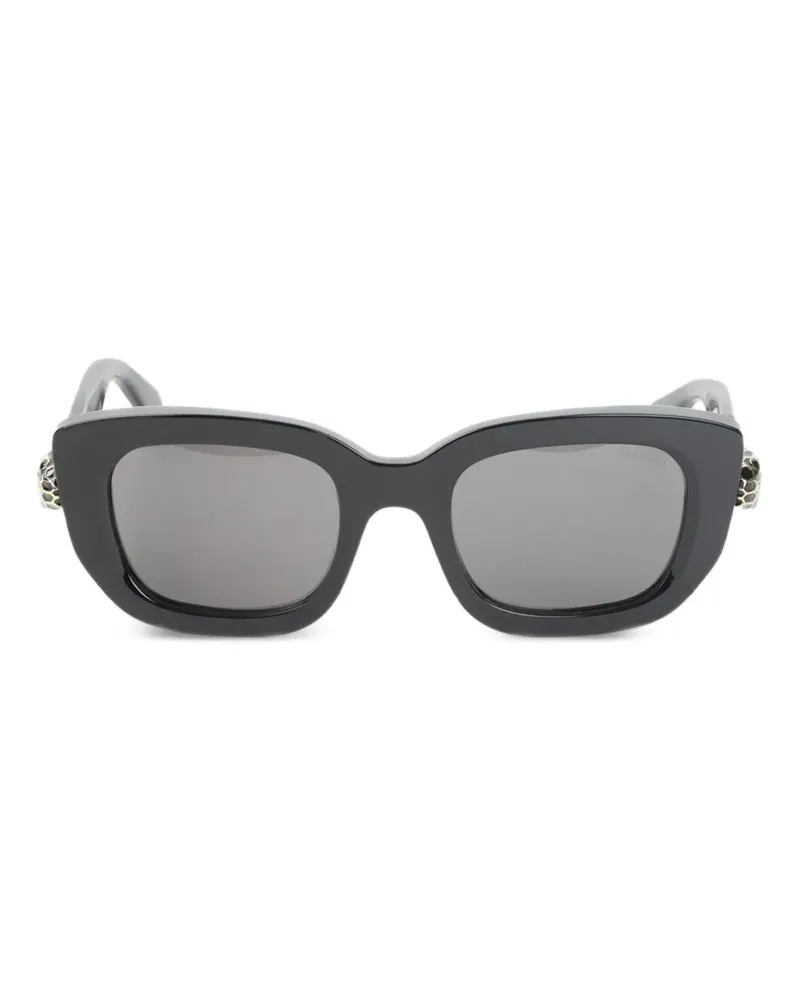 Bulgari Serpenti square-frame sunglasses - Schwarz Schwarz