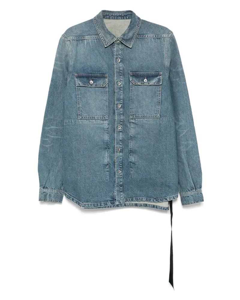 DRKSHDW by Rick Owens Outershirt aus Denim - Blau Blau