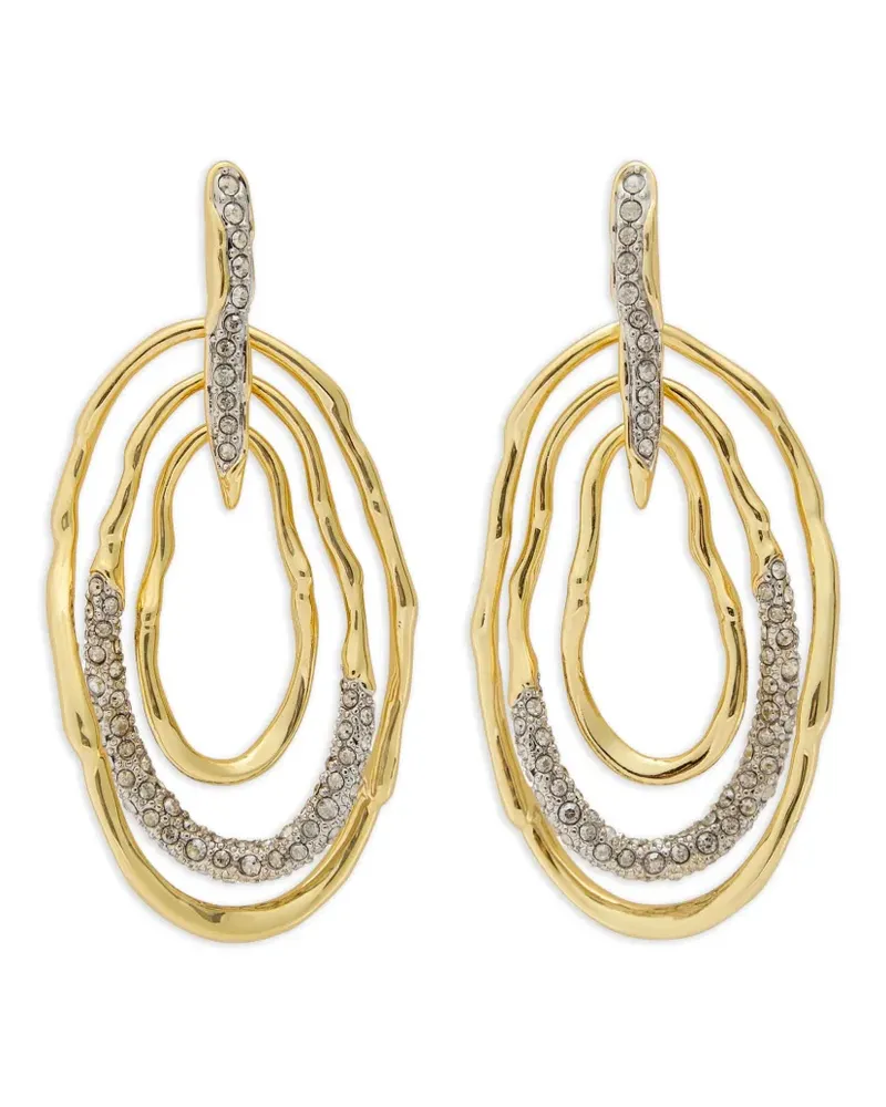 Alexis Bittar Solanales crystal-embellished earrings - Gold Gold