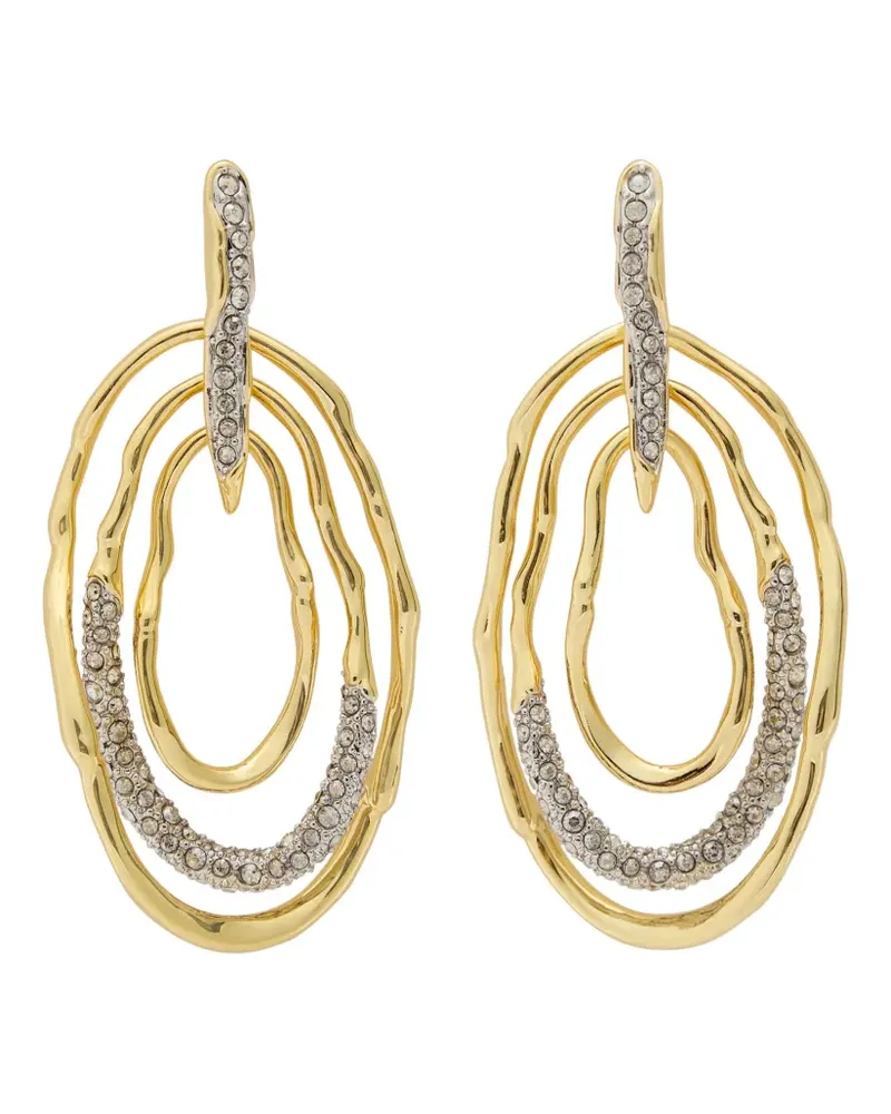 Alexis Bittar Solanales crystal-embellished earrings - Gold Gold