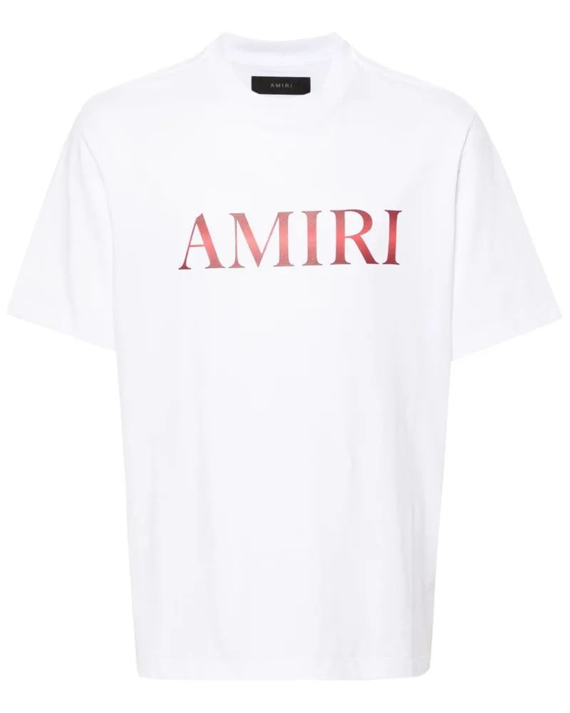Amiri T-Shirt mit Logo-Print - Weiß Weiß