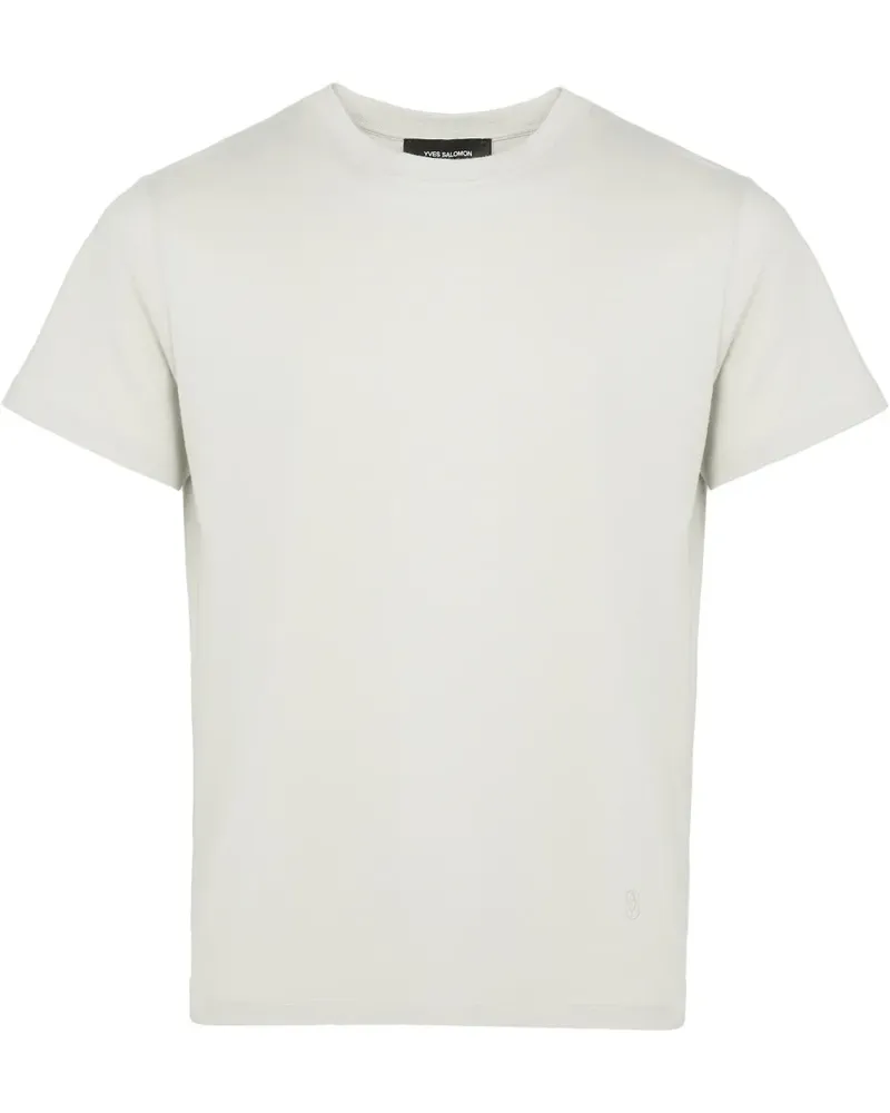 Yves Salomon T-Shirt aus Kaschmirgemisch - Nude Nude