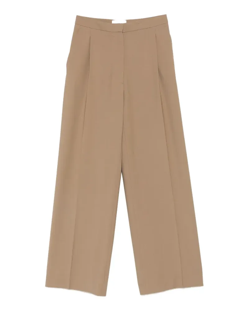 LARDINI pleated trousers - Nude Nude