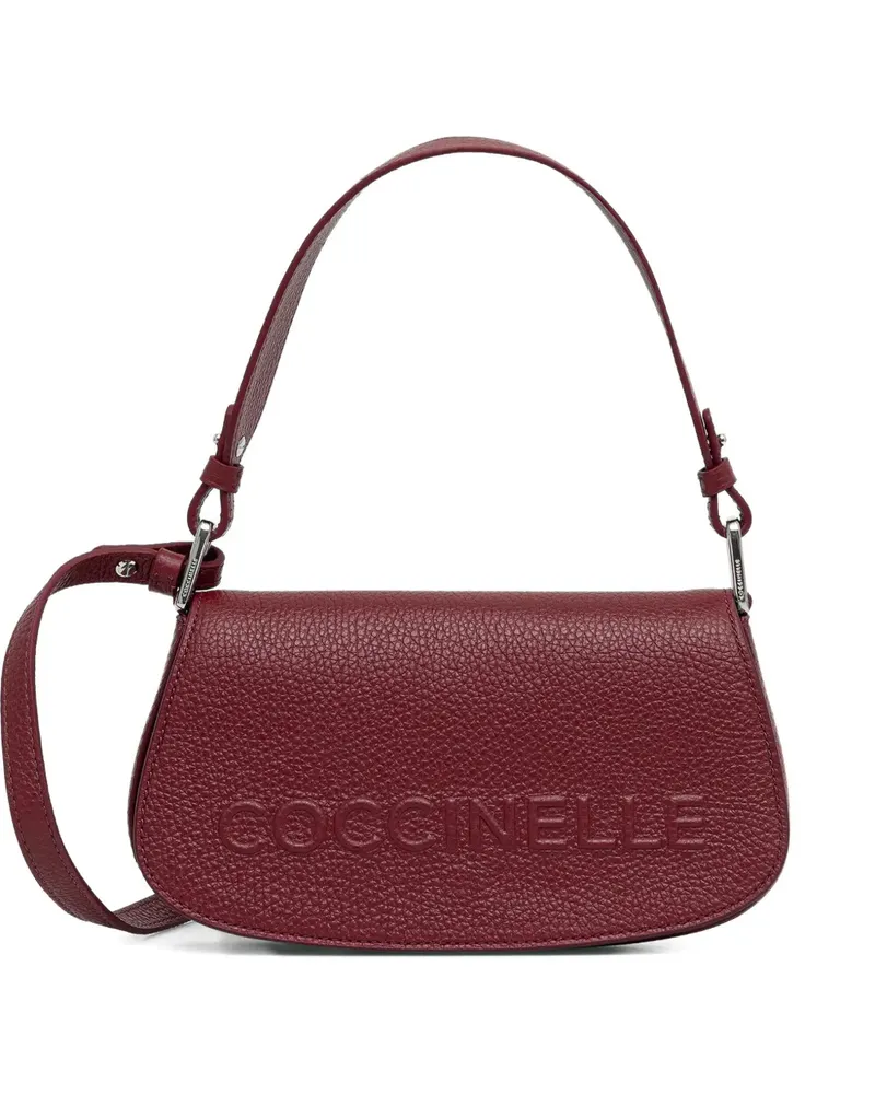 Coccinelle Umhängetasche mit Prägung - Rot Rot
