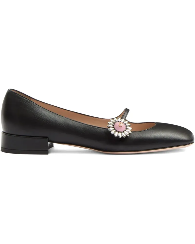 Valentino Garavani Preshoes Mary-Jane Ballerinas 20mm - Schwarz Schwarz