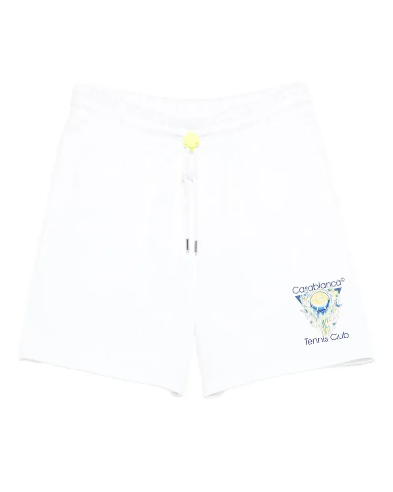 Casablanca Paris Tennis Club Icon Shorts - Weiß Weiß