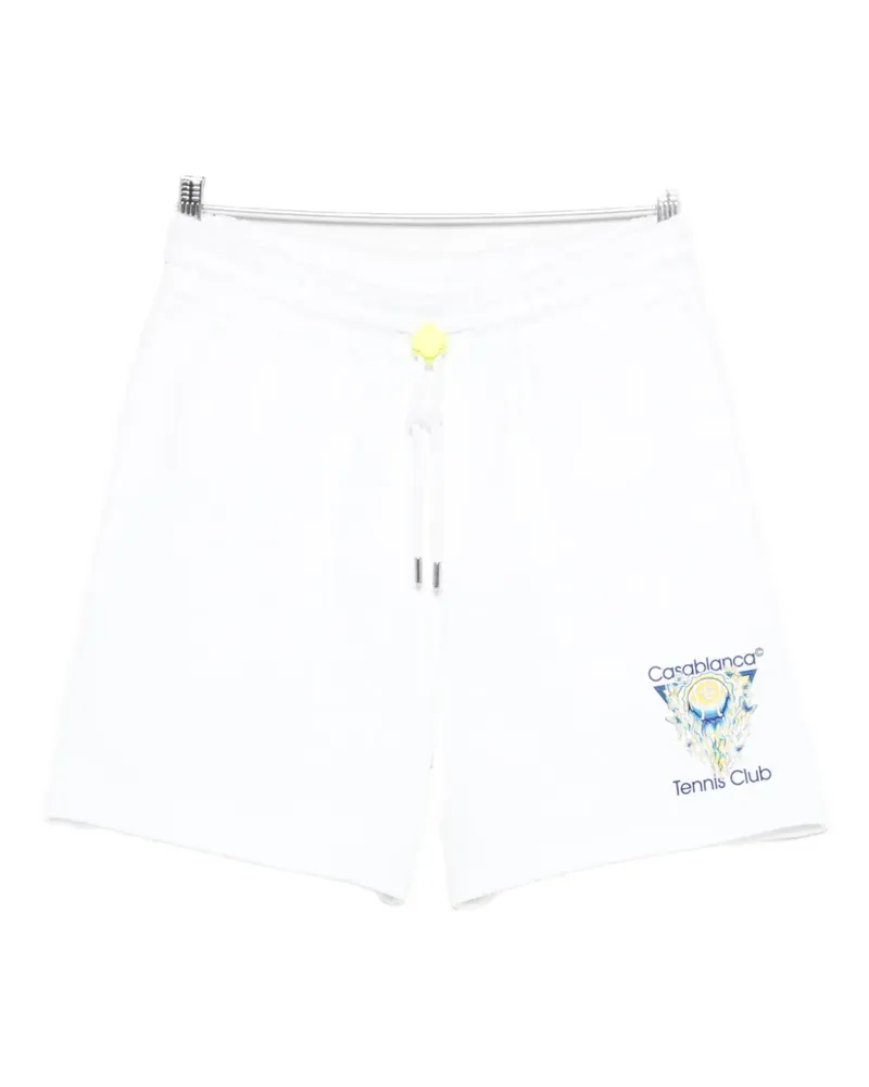 Casablanca Paris Tennis Club Icon Shorts - Weiß Weiß