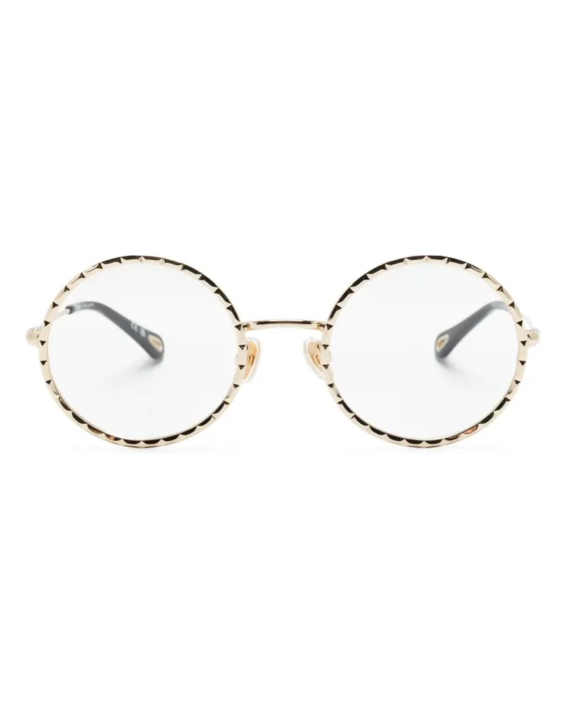 Chloé Brille mit rundem Gestell - Gold Gold