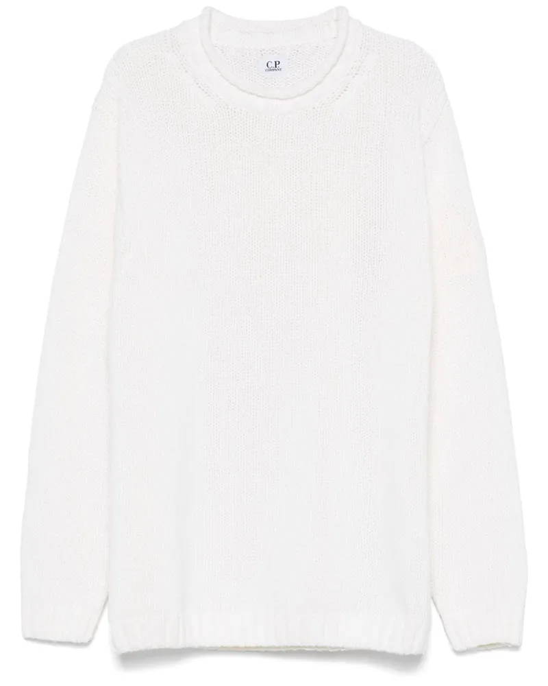C.P. Company Pullover mit Zopfmuster - Nude Nude