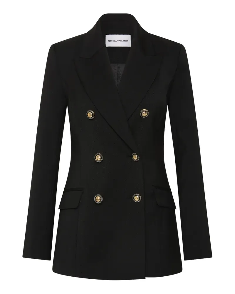 Rebecca Vallance Doppelreihiger Millicent Blazer - Schwarz Schwarz