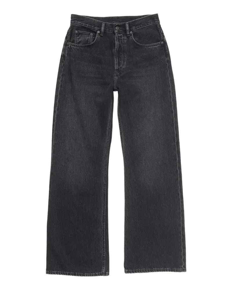 Acne Studios 2021F Jeans mit aufgesetzten Taschen - Schwarz Schwarz