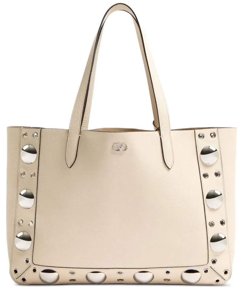 Valentino Garavani Mittelgroße Nellcôte Tote Bag - Nude Nude