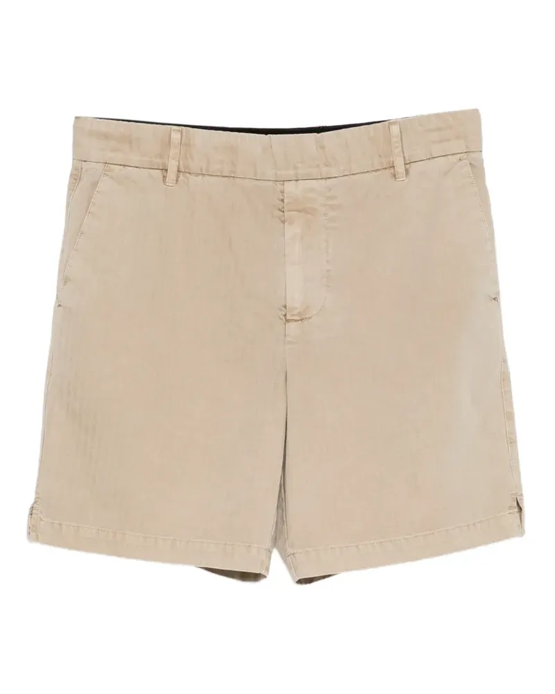 James Perse Surplus Shorts mit Fischgrätenmuster - Braun Braun