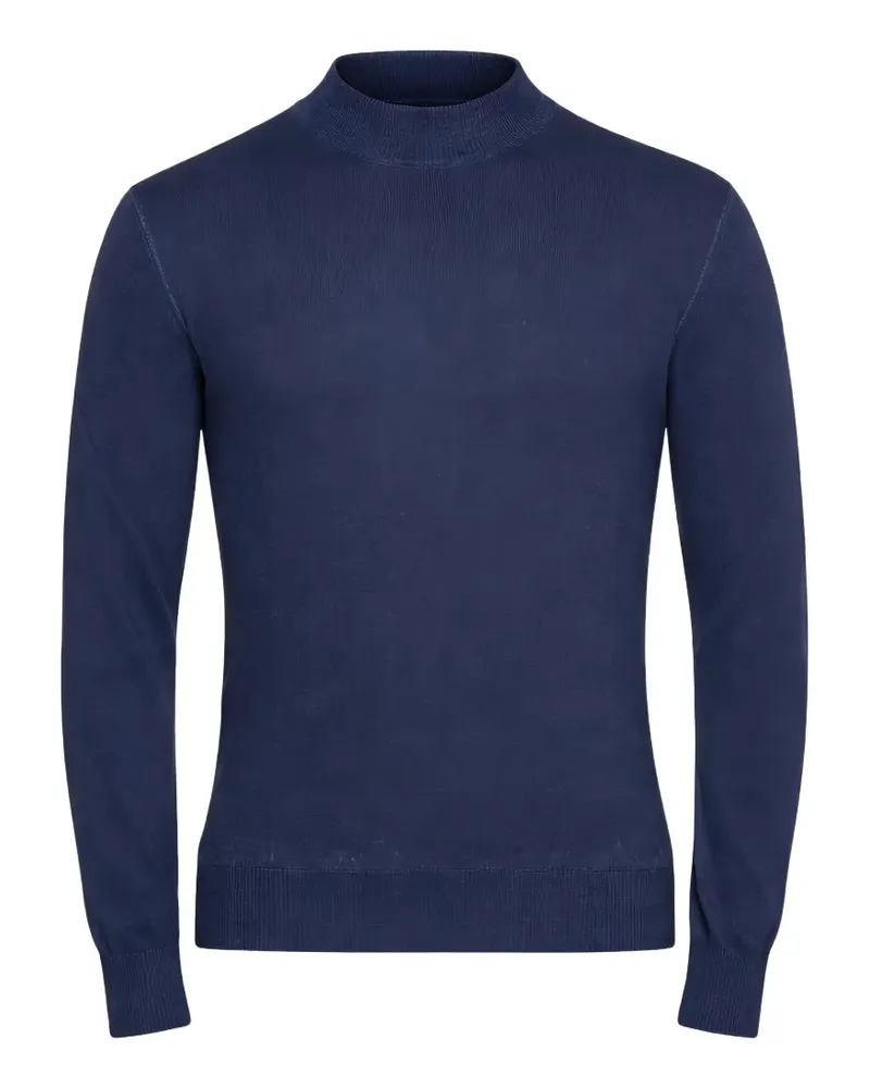Gran Sasso mock-neck sweater - Blau Blau