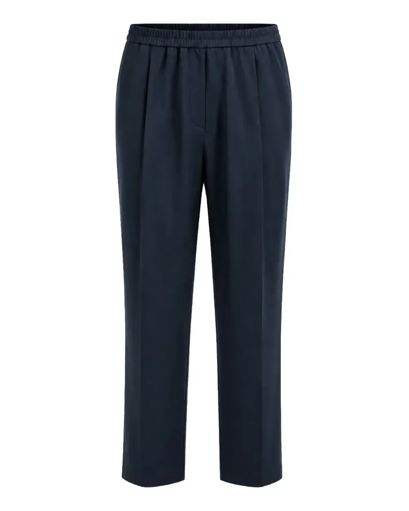 Eleventy elasticated-waist pleated trousers - Blau Blau