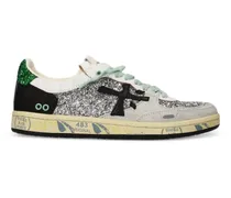glitter-finish Clay sneakers - Silber