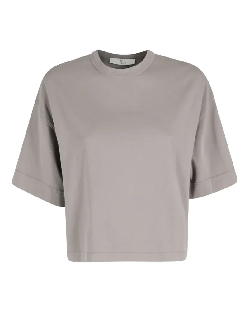 TELA Mojito round-neck T-shirt - Grau Grau