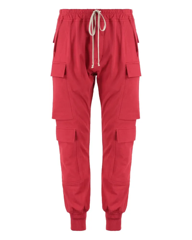 Rick Owens Cargohose mit Kordelzug - Rot Rot
