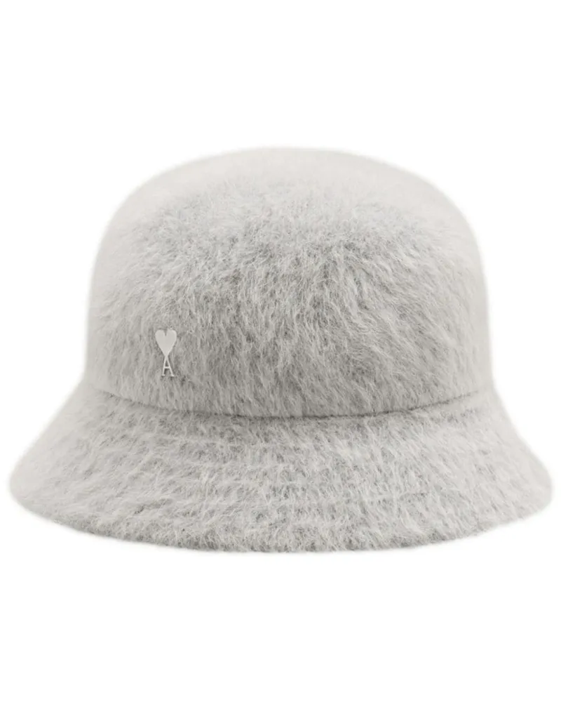 AMI Paris Fischerhut aus Faux Fur Grau